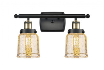 Bell - 2 Light - 16 inch - Black Antique Brass - Bath Vanity Light (3442|916-2W-BAB-G58)