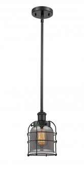 Bell Cage - 1 Light - 5 inch - Matte Black - Mini Pendant (3442|916-1S-BK-G53-CE-LED)