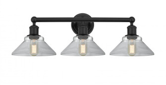 Orwell - 3 Light - 26 inch - Matte Black - Bath Vanity Light (3442|616-3W-BK-G132)