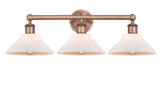 Orwell - 3 Light - 26 inch - Antique Copper - Bath Vanity Light (3442|616-3W-AC-G131)