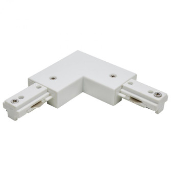 L Connector; Reverse Polarity; White Finish (81|TP235)