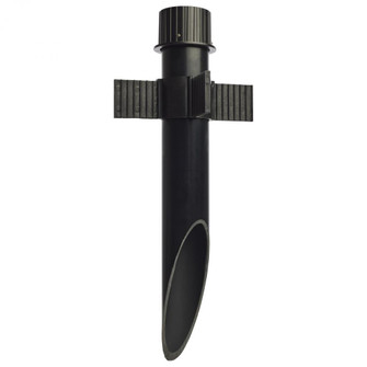 3 Inch Diameter Mounting Post; PVC; Matte Black (81|60/682)