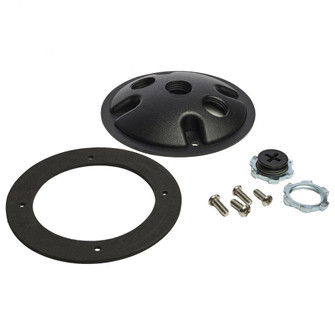 1-Light Die Cast Mounting Plate; Matte Black (81|60/671)
