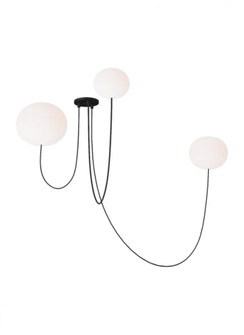 Helium Array 3 Light Chandelier (7355|PBCH38027OPB)