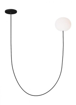 Helium Small 1 Light Chandelier (7355|PBCH35727OPB)