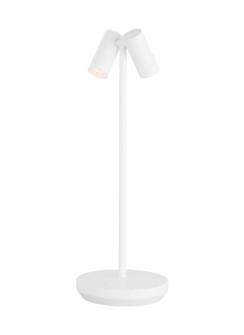 Doppia Accent Rechargeable Table Lamp (7355|SLTB27027W)