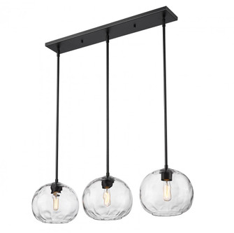 3 Light Linear Chandelier (276|490P10-3L-MB)