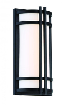 Skyscraper Outdoor Wall Sconce Light (3612|WS-W68627-27-BK)