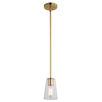 Beverly 4.5-in 1 Light Mini Pendant Muted Brass (51|P0397)