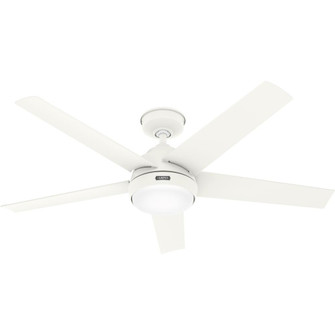 Hunter 52 Inch Skyflow Matte White Weathermax Indoor / Outdoor Ceiling Fan With Led Light Kit (4797|52611)