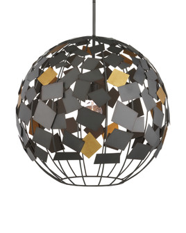 Moon Night Gray & Gold Orb Chandelier (92|9000-1089)