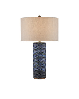 Polka Dot Blue Table Lamp (92|6000-0821)