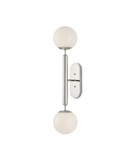 Barbican Double-Light Nickel Wall Sconce (92|5800-0033)