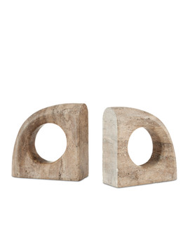 Russo Travertine Object Set of 2 (92|1200-0816)