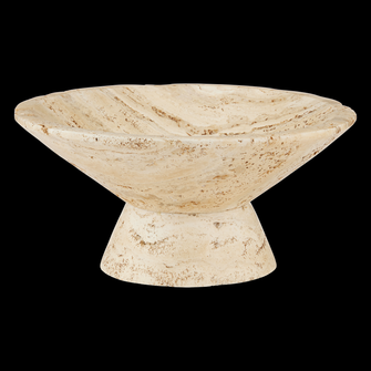 Lubo Travertine Large Bowl (92|1200-0811)