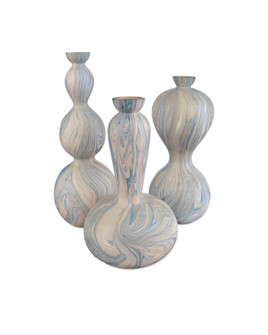 Calm Sea Marbleized Vase Set of 3 (92|1200-0740)