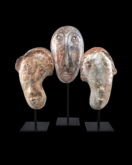Glazed Masks Set of 3 (92|1200-0725)