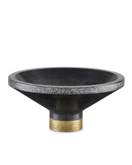 Vincent Black Marble Bowl (92|1200-0659)