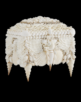 Boardwalk White Shell Jewelry Box (92|1200-0612)