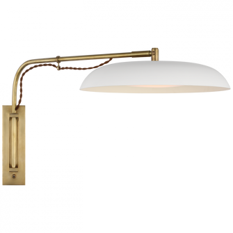 Cyrus Medium Articulating Wall Light (279|AL 2040HAB/WHT-WG)