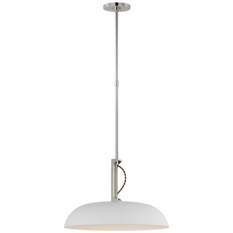 Cyrus 19'' Pendant (279|AL 5040PN/WHT-WG)