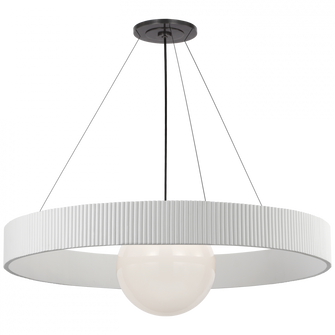 Arena 53'' Ring and Globe Chandelier (279|WS 5002BZ/WHT-WG)