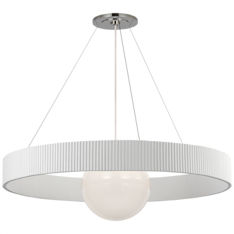Arena 42'' Ring and Globe Chandelier (279|WS 5001PN/WHT-WG)