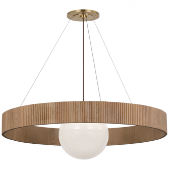 Arena 42'' Ring and Globe Chandelier (279|WS 5001HAB/NO-WG)