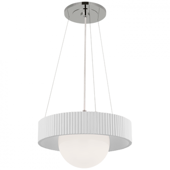 Arena 18'' Ring and Globe Chandelier (279|WS 5000PN/WHT-WG)