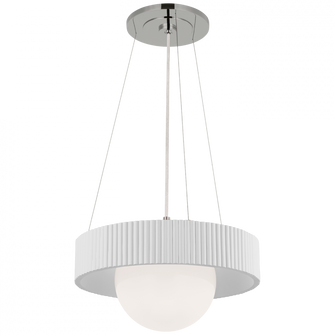 Arena 18'' Ring and Globe Chandelier (279|WS 5000PN/WHT-WG)