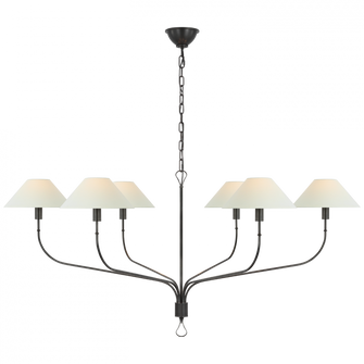 Griffin Grande Tail Chandelier (279|AL 5006BZ/CHC-L)