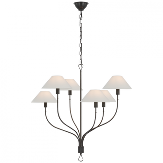 Griffin Large Staggered Tail Chandelier (279|AL 5002BZ/CHC-L)