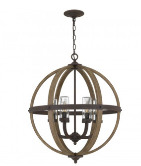 Fusion 6-Light Earth Black Outdoor Pendant (26|FSN2825RK)