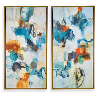 Uttermost Casual Moments Framed Abstract Art Set/2 (85|32325)