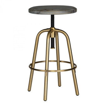 Revolve Brass Counter Stool (85|22976)