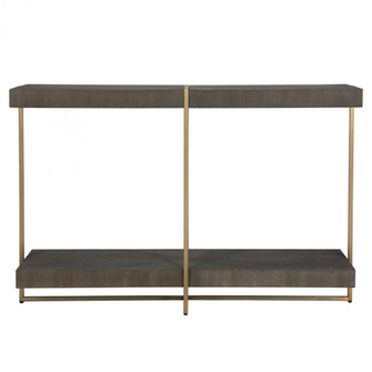 Uttermost Taja Modern Brass / Wood Console Table (85|22972)