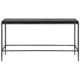 Uttermost Crescendo Black Concrete Console Table (85|22969)