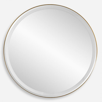 Uttermost Crofton Lighted Brass Round Mirror (85|09947)