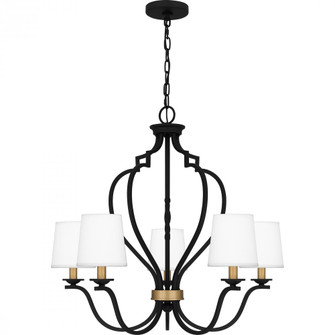 Wilkins 5-Light Matte Black Chandelier (26|WIL5027MBK)