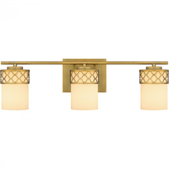 Tenley 3-Light Aged Brass Bath Light (26|TEN8624AB)