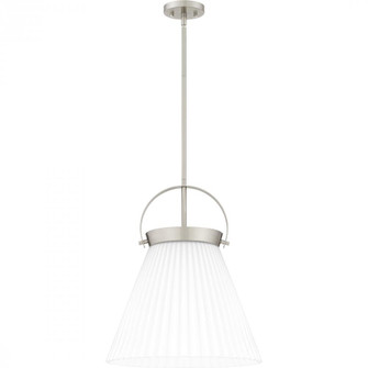 Thibault 1-Light Brushed Nickel Pendant Light (26|QP6181BN)