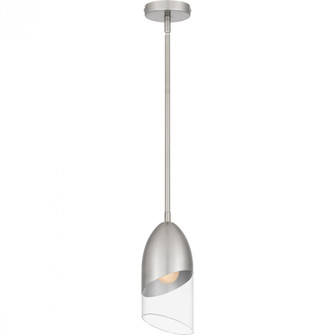 Haynes 1-Light Brushed Nickel Mini Pendant Light (26|PCHAY1505BN)