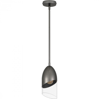 Haynes 1-Light Black Chrome Mini Pendant Light (26|PCHAY1505BCH)