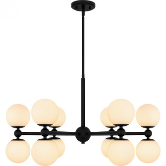 Elser 12-Light Matte Black Chandelier (26|PCELS5031MBK)