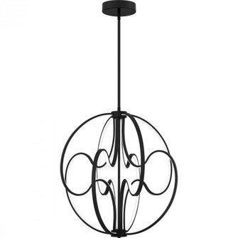 Clairon Integrated LED Matte Black Pendant Light (26|PCCLR2824MBK)
