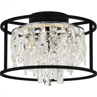 Brillance Integrated LED Matte Black Flush Mount Light (26|PCBNC1615MBK)