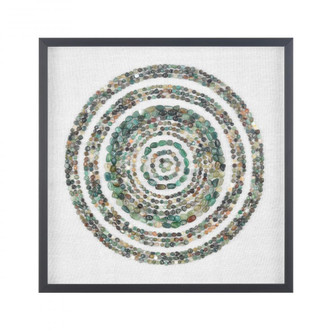 Agate Dimensional Wall Art - Green (91|S0036-11997)