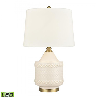 Buckley 27'' High 1-Light Table Lamp - White - Includes LED Bulb (91|S0019-9488-LED)