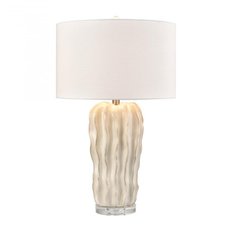Genesee 27.5'' High 1-Light Table Lamp - White Glazed (91|S0019-11140)