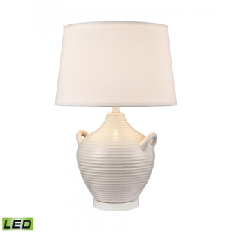 Oxford 25'' High 1-Light Table Lamp - White - Includes LED Bulb (91|S0019-10343-LED)